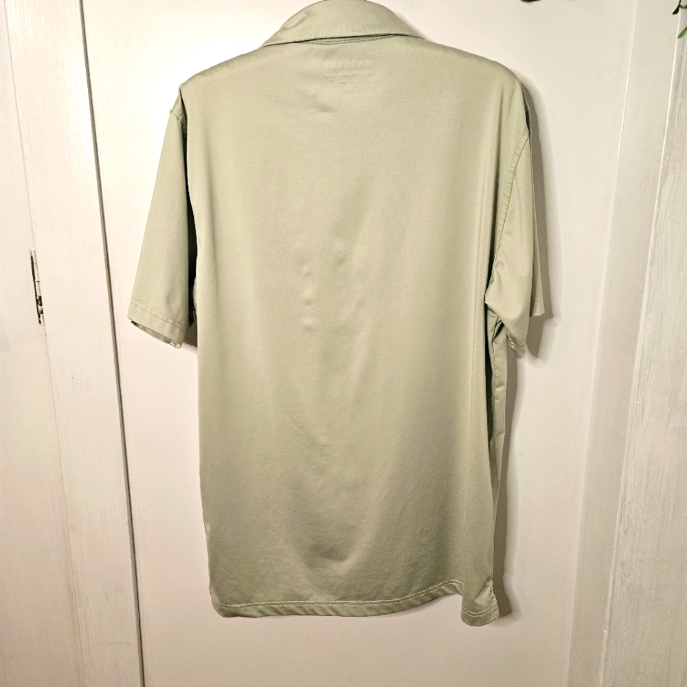 Maelreg Performance Polo Men's Green Polo Shirt Medium - Picture 2 of 7